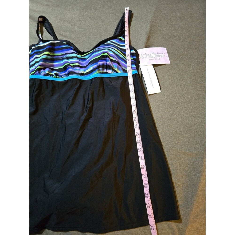 NWT Delta Burke Swimwear Size 18W Swimdress One Piece Bathing Suit - Picture 2 of 8